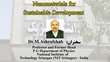 سخنرانی علمی با موضوع Nanomaterials for Sustainable Development  توسط Dr. Mohammad Ashraf Shah